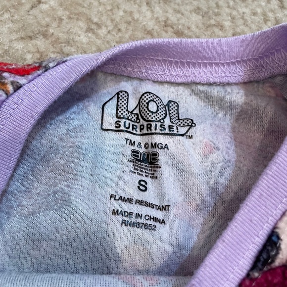 LOL girls matching pajama set size S (5/6) - Picture 5 of 7